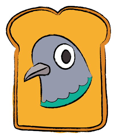 Pigeons Aren't Real Logo